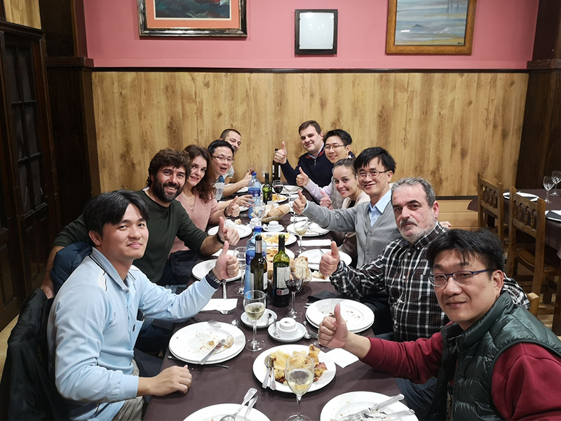 Meal after completion of the training 